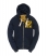 french navy/ yellow