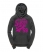 GRAPHITE MARL/FLURO PINK Superdry Super Jets Hoodie