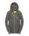 dark marl/fluro yellow