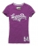 PURPLE POTION Superdry Double Swoosh T-shirt