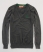 chiné foncé/vert fluo Superdry Pull vintage col en V