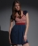 FRENCH NAVY/RICH RED Superdry Thrift Diner dress