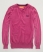 BAISER/MARINE FONCÉ Superdry Pull vintage col en V