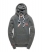 DIRTY DARK MARL/FLURO PINK Superdry Orange Label Hoodie