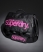 BLACK/FLURO PINK Superdry Laptop bag
