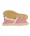 off white/punk pink stripe
