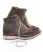 BROWN LEATHER CANVAS Superdry Academy Boot