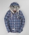 river blue check