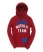 BORDEAUX/FLURO BLUE Superdry Red Star Hood