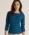 turquoise stripe