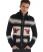 NAVY Superdry Big Zip Buffalo Knit
