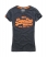 navy marl/fluro orange