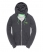 charcoal marl/fluro green