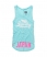SHALLOW TEAL Superdry Scoop Button Vest