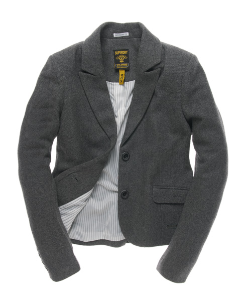 Superdry Brook Tweed Blazer