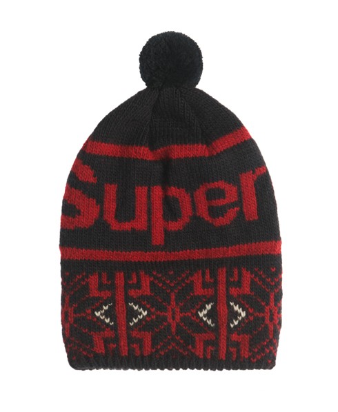 Superdry Logo Fairisle Beanie