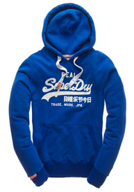 Vintage hoodie met logo
