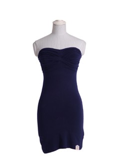 Strapless mini-jurkje