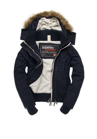 Hooded Fur Windbomber 