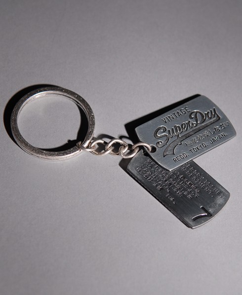 Superdry Mandarin Dogtag keyring