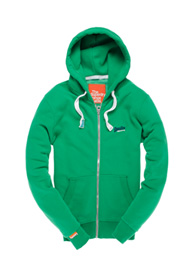 Orange Label hoodie met rits