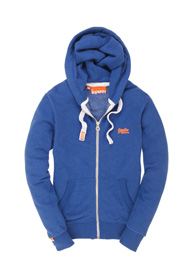 Orange Label Zip Hoodie