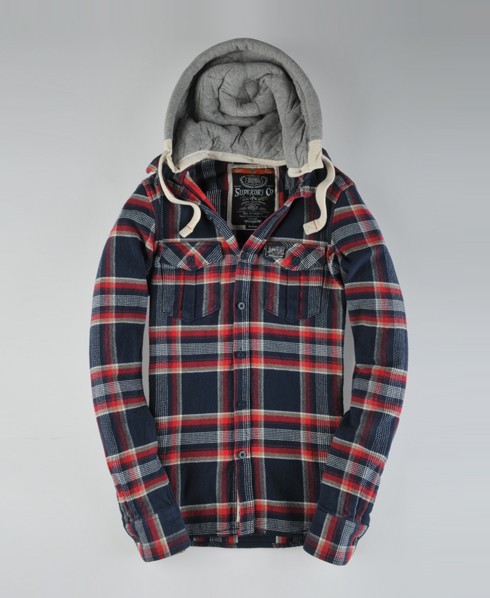 Superdry Chemise à capuche Lumberjack