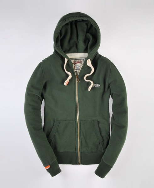 Superdry Sweat à capuche et tirette Orange Label