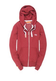 Orange Label hoodie met rits
