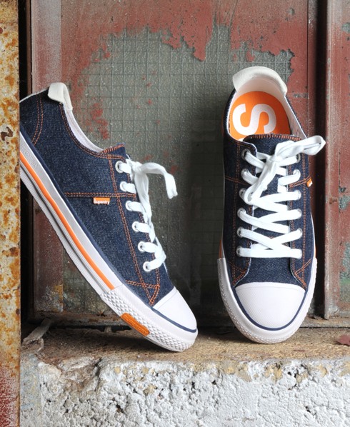 superdry canvas trainers