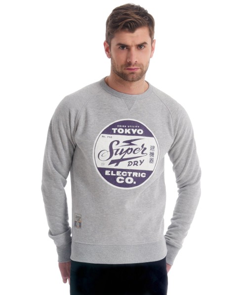 Superdry Electric Co. Crew Pulli