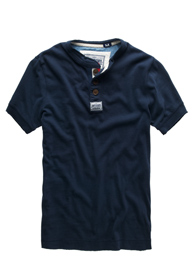 Chariot shirt met knopen en ronde hals