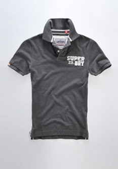 Polo motif appliqué S23D