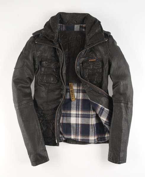 Superdry Ramona Check Leather