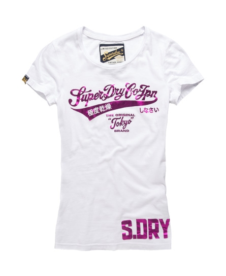 Superdry Tokyo Brand Foil T-shirt