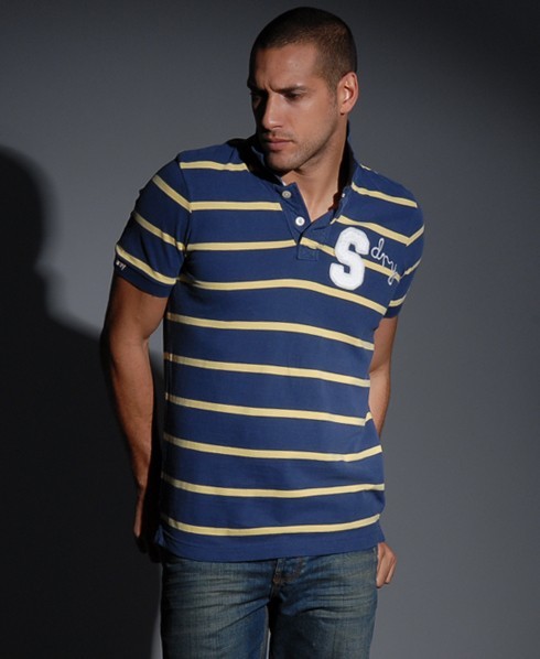 Superdry Dbl Blklbl Stripe polo