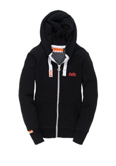 Orange Label Zip Hoodie