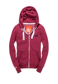 Orange Label Zip Hoodie