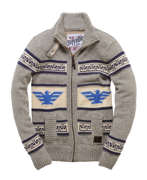 Superdry Buffalo Zip Through Knit