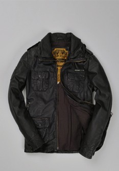 Veste en cuir Brad