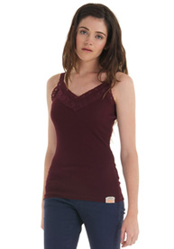 Lace Rib Vest Top