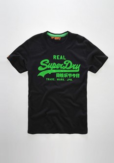 T-shirt Vintage Jet Black