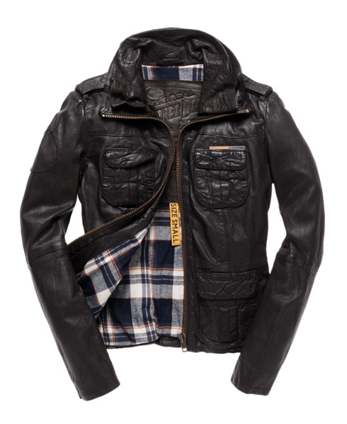 Superdry Ramona Check Leather