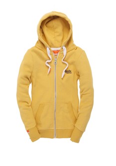 Orange Label hoodie met rits