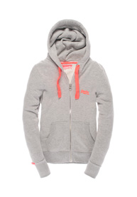 Pop Colour Zip Hoodie