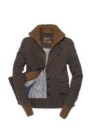 Hacking Knit Blazer