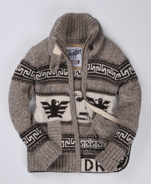 Superdry Big Zip Buffalo Knit