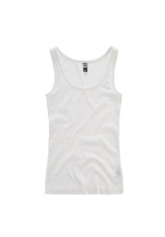 Base Rib R-neck Tank top