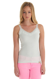 Lace Rib Vest Top