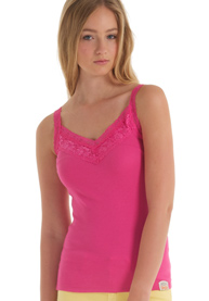 Lace Rib Vest Top